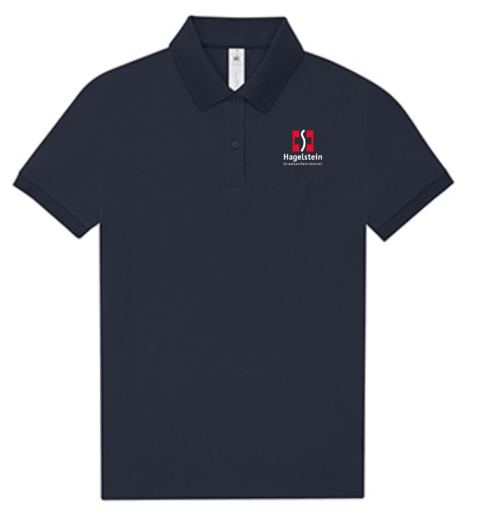 Hagelstein Krankenfahrdienst Poloshirt Damen inkl. Stick