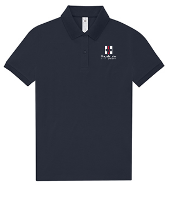 Hagelstein Rettungsdienst Poloshirt Damen inkl. Druck
