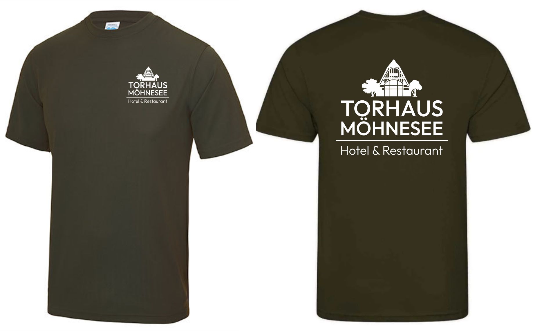 Torhaus Sportshirt Unisex inkl. beidseitigem Druck Khaki